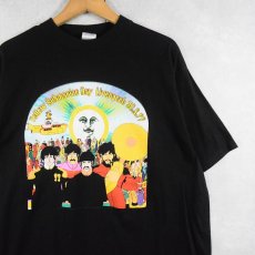 画像1: 90's THE BEATLES "Yellow Submarine Liverpool:30.8.99" ロックバンドプリントTシャツ BLACK XL (1)
