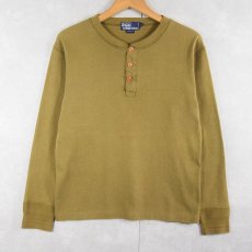 画像1: 90's POLO Ralph Lauren ヘンリーネックロンT L (1)