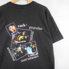 画像2: 90's THE BEATLES ロックバンドプリントTシャツ BLACK  (2)