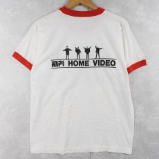 画像2: 80's THE BEATLES USA製 "HELP!" ロックバンドプリントリンガーTシャツ L (2)