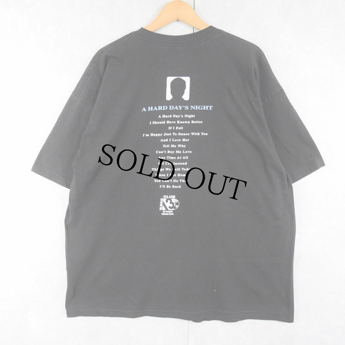画像2: 90's〜 THE BEATLES ロックバンドプリントTシャツ BLACK XL (2)