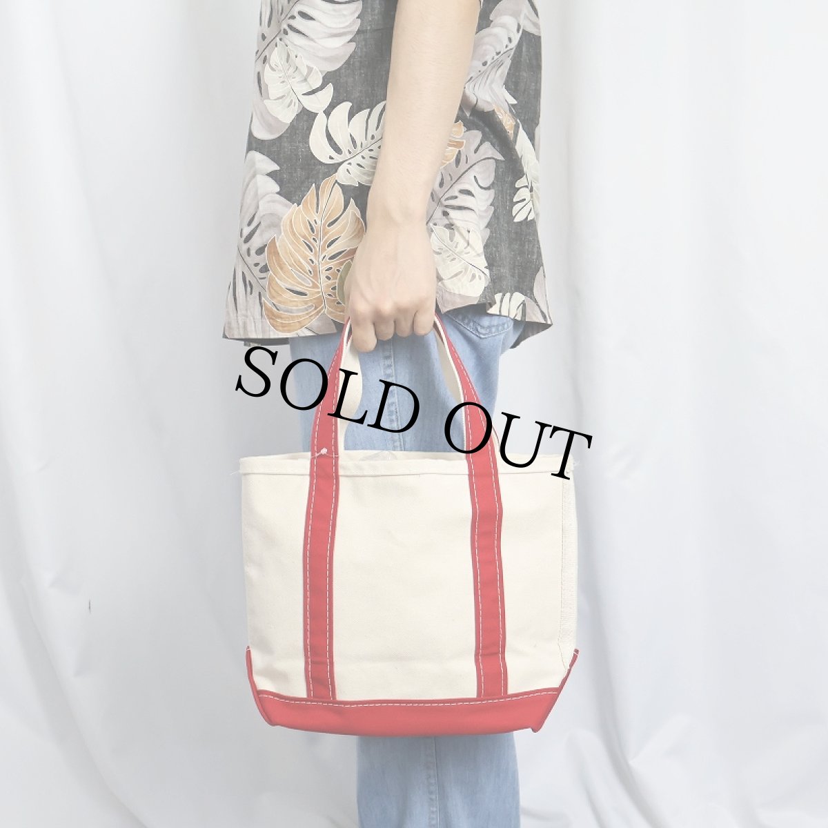 画像2: 90's〜 L.L.Bean "BOAT AND TOTE" キャンバストートバッグ SMALL (2)
