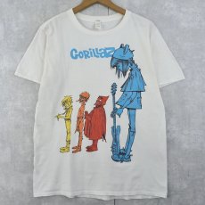 画像1: GORILLAZ ロックバンドTシャツ M (1)