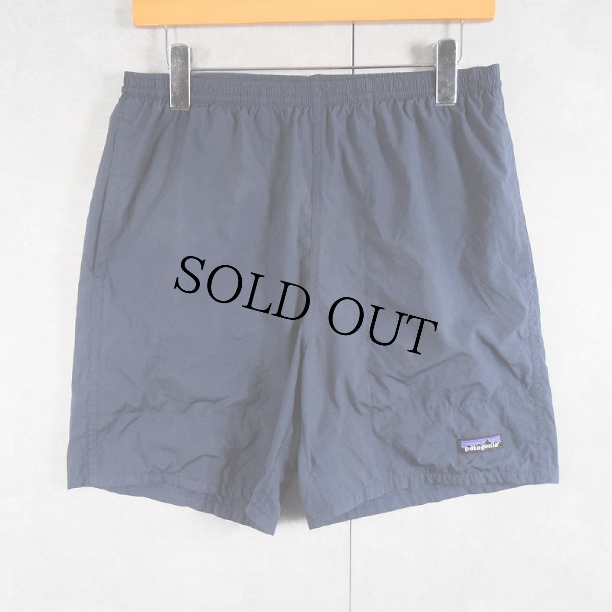 画像1: 2015SS Patagonia リップストップ ポリエステルショーツ NAVY M (1)