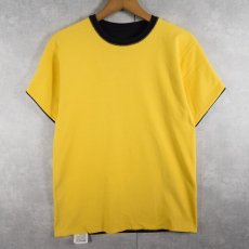 画像2: 90's U.S.NAVY ダブルフェイス リバーシブルTシャツ NAVY MEDIUM (2)