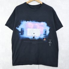 画像1: Cactus Jack×Playstasion ヒップホップTシャツ BLACK M (1)