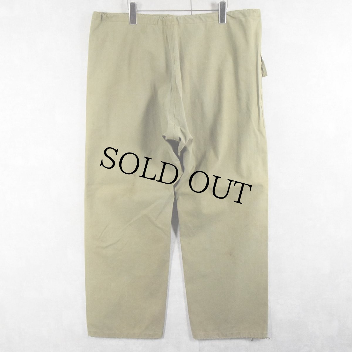 画像2: 40's U.S.NAVY レインオーバーパンツ (2)