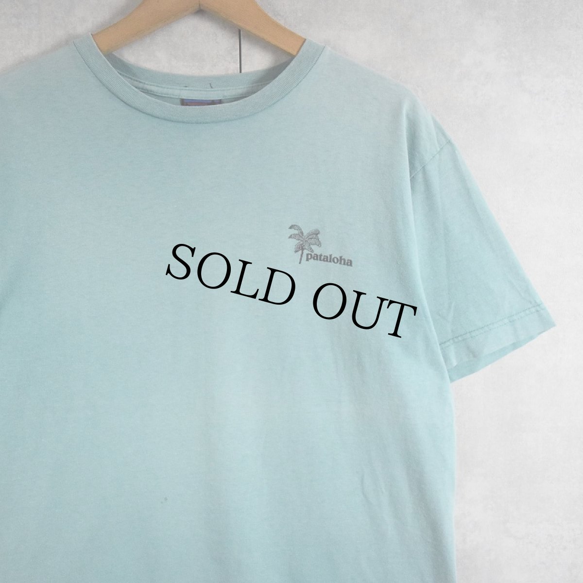 画像2: 2000's Patagonia Pataloha USA製 ロゴプリントTシャツ M (2)