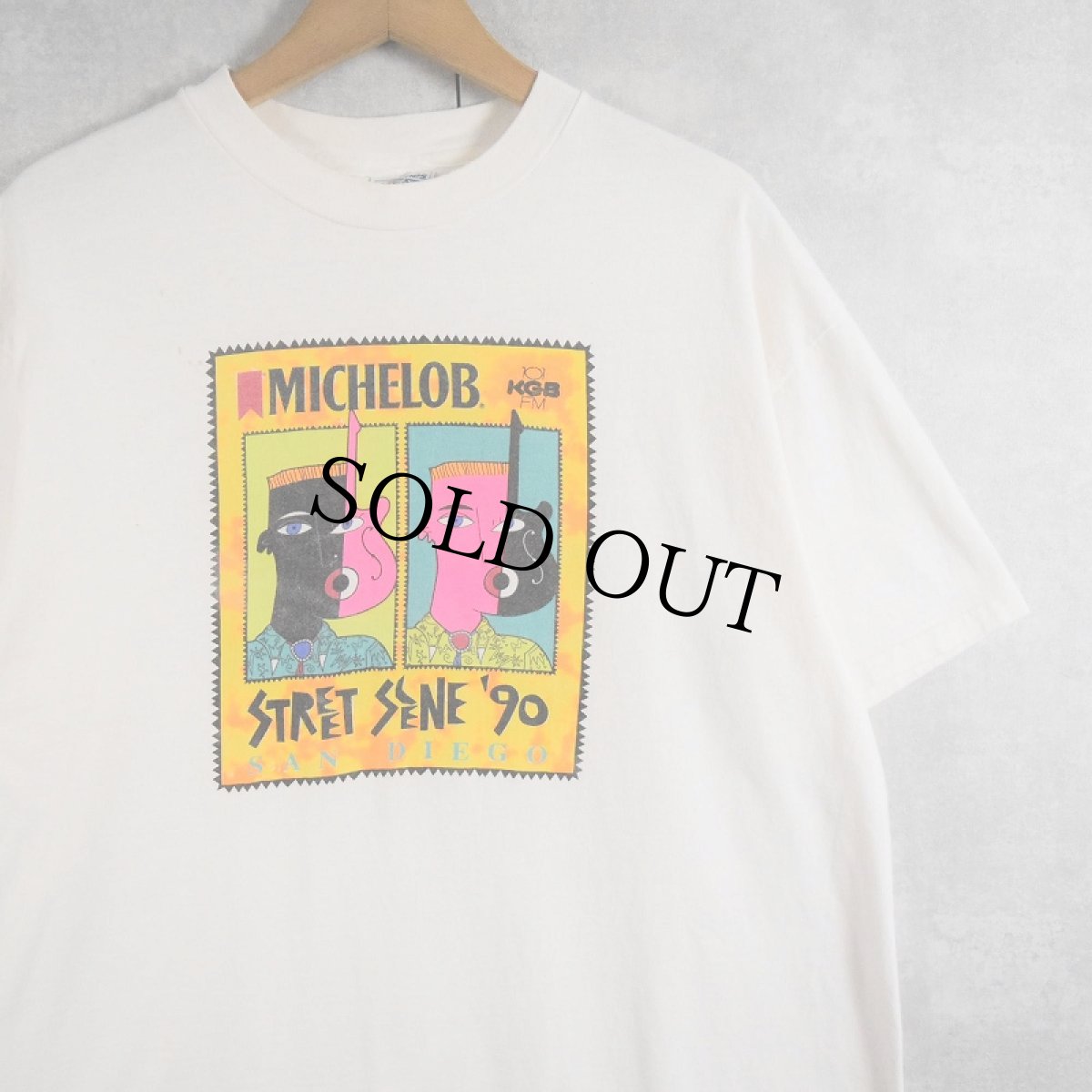 画像1: 90's MICHELOB STREET SCENE ミュージックフェスティバルプリントTシャツ XL (1)