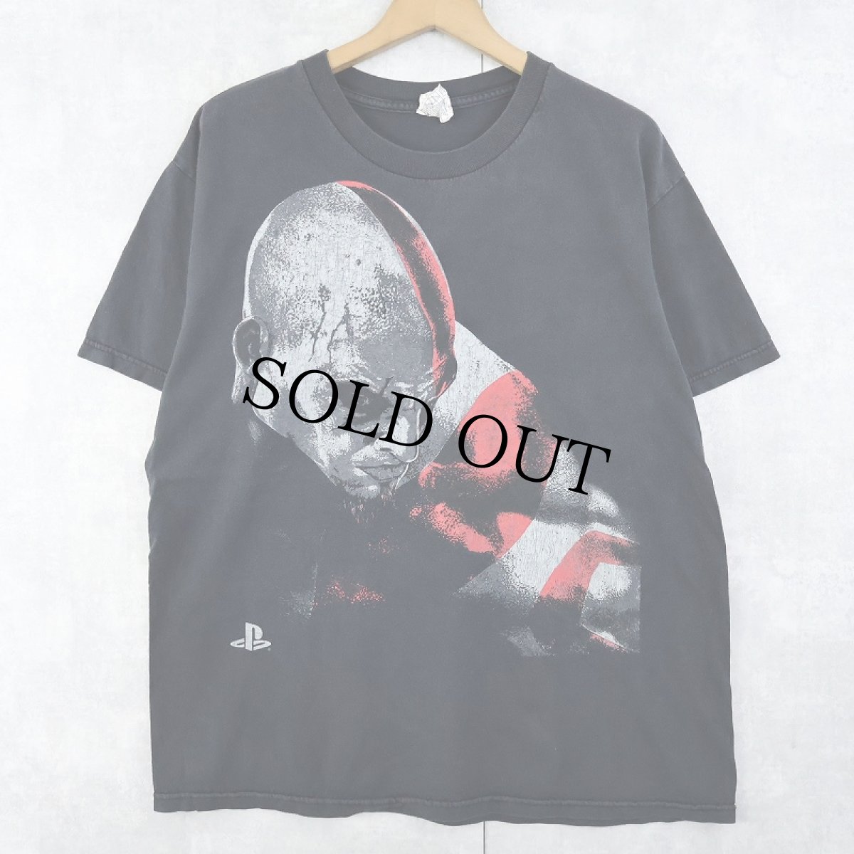 画像1: GOD OF WAR III ビデオゲームプリントTシャツ L (1)
