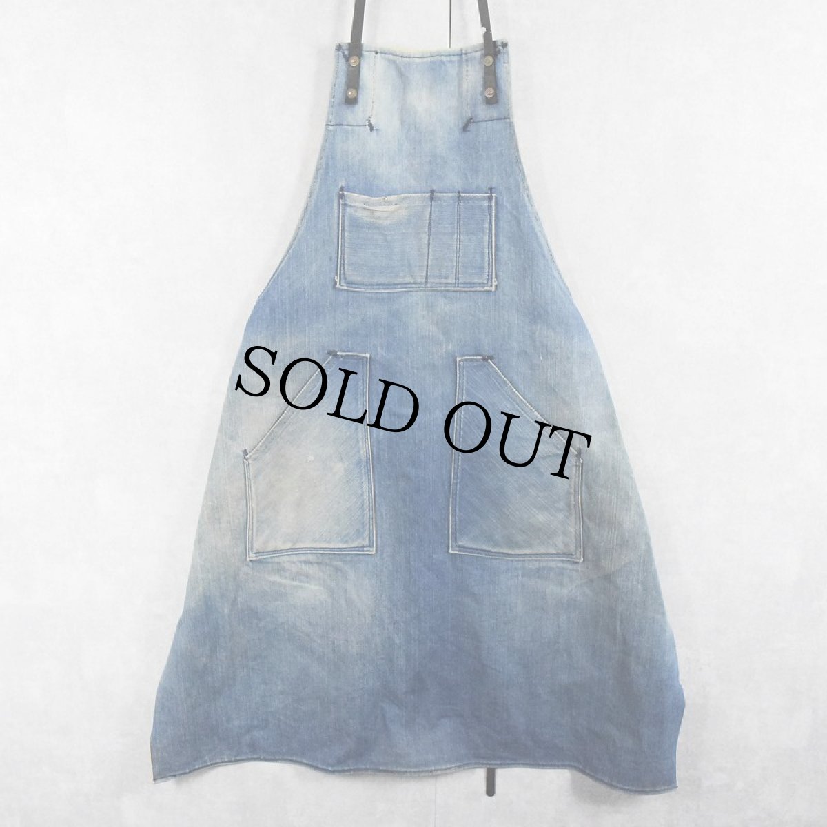 画像2: VINTAGE デニムエプロン (2)