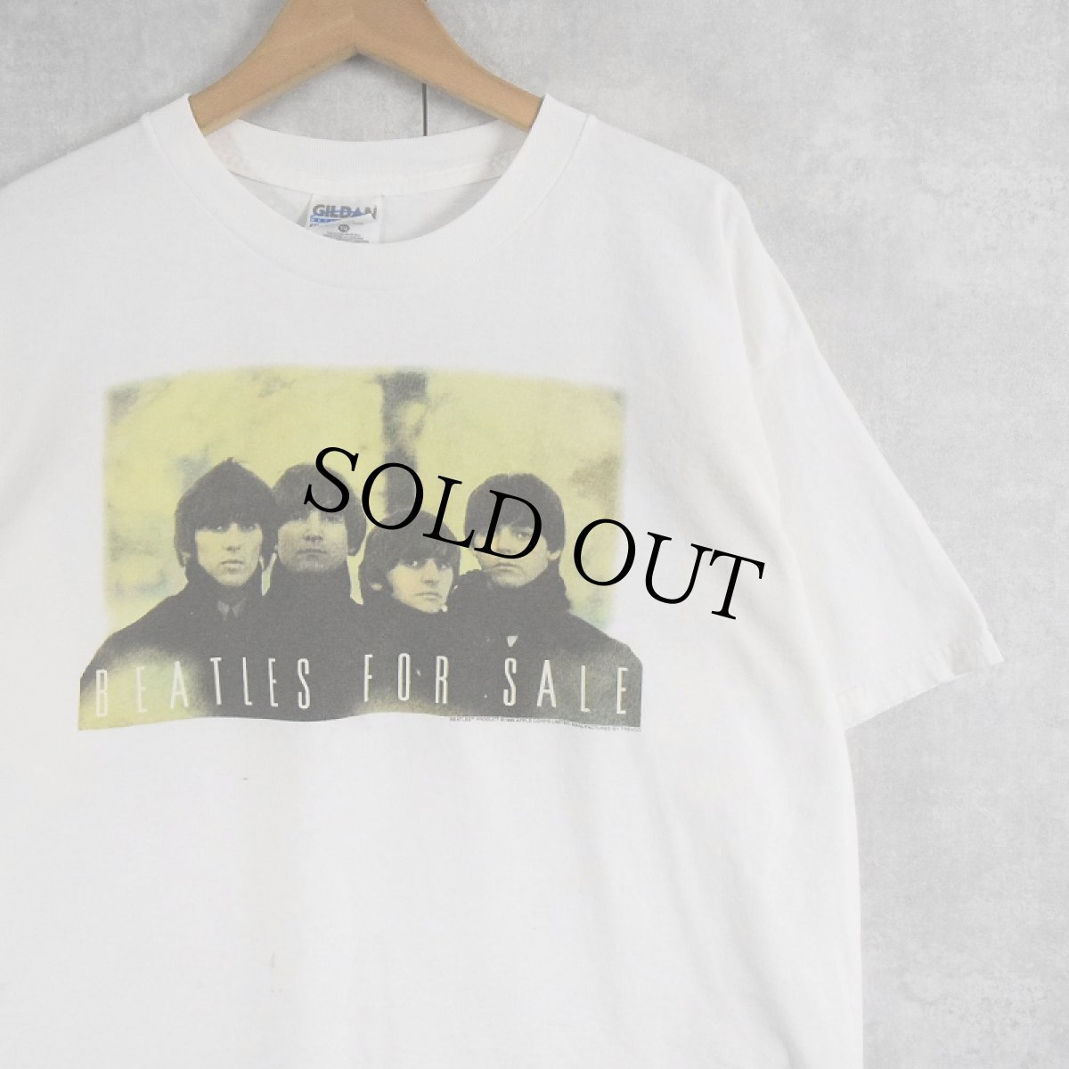 画像1: 90's THE BEATLES "BEATLES FOR SALE" ロックバンド アルバムプリントTシャツ XL (1)