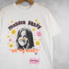 画像1: 90's The Brady Bunch "MARCIA BRADY" シットコムプリントTシャツ L (1)