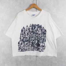 画像1: 90's MICHIGAN RAG CO. ライトハウスプリントTシャツ (1)