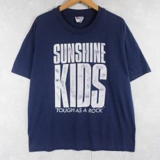 画像1: 90's "SUNSHINE KIDS" プリントTシャツ NAVY L (1)