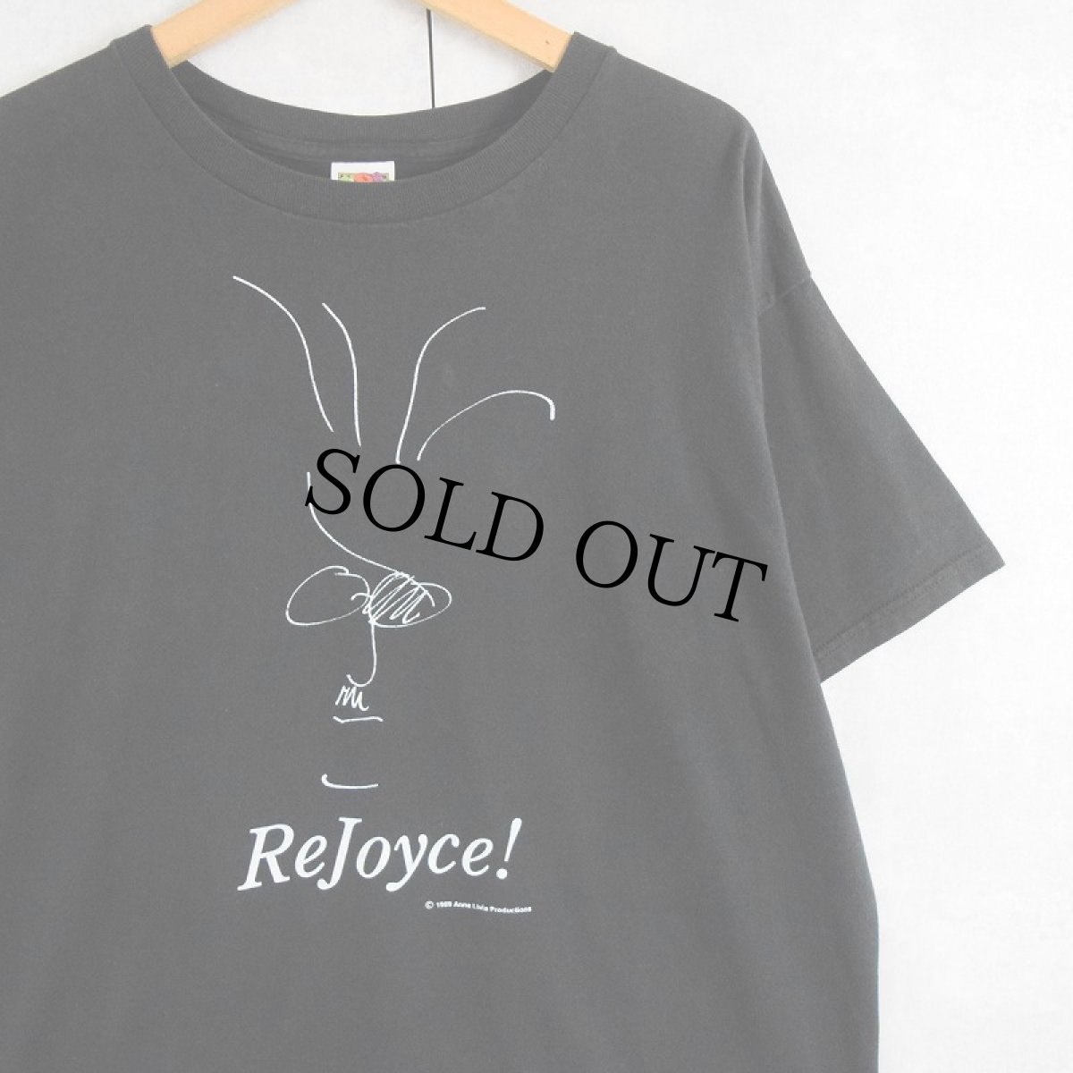 画像1: 2000's Anna Livia Productions "ReJoyce!" プリントTシャツ BLACK XL (1)