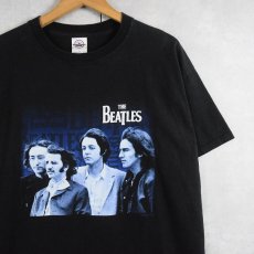画像1: 2000's THE BEATLES ロックバンド プリントTシャツ BLACK L (1)