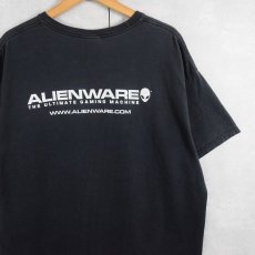 画像2: 2000's エイリアンプリントTシャツ BLACK XL (2)