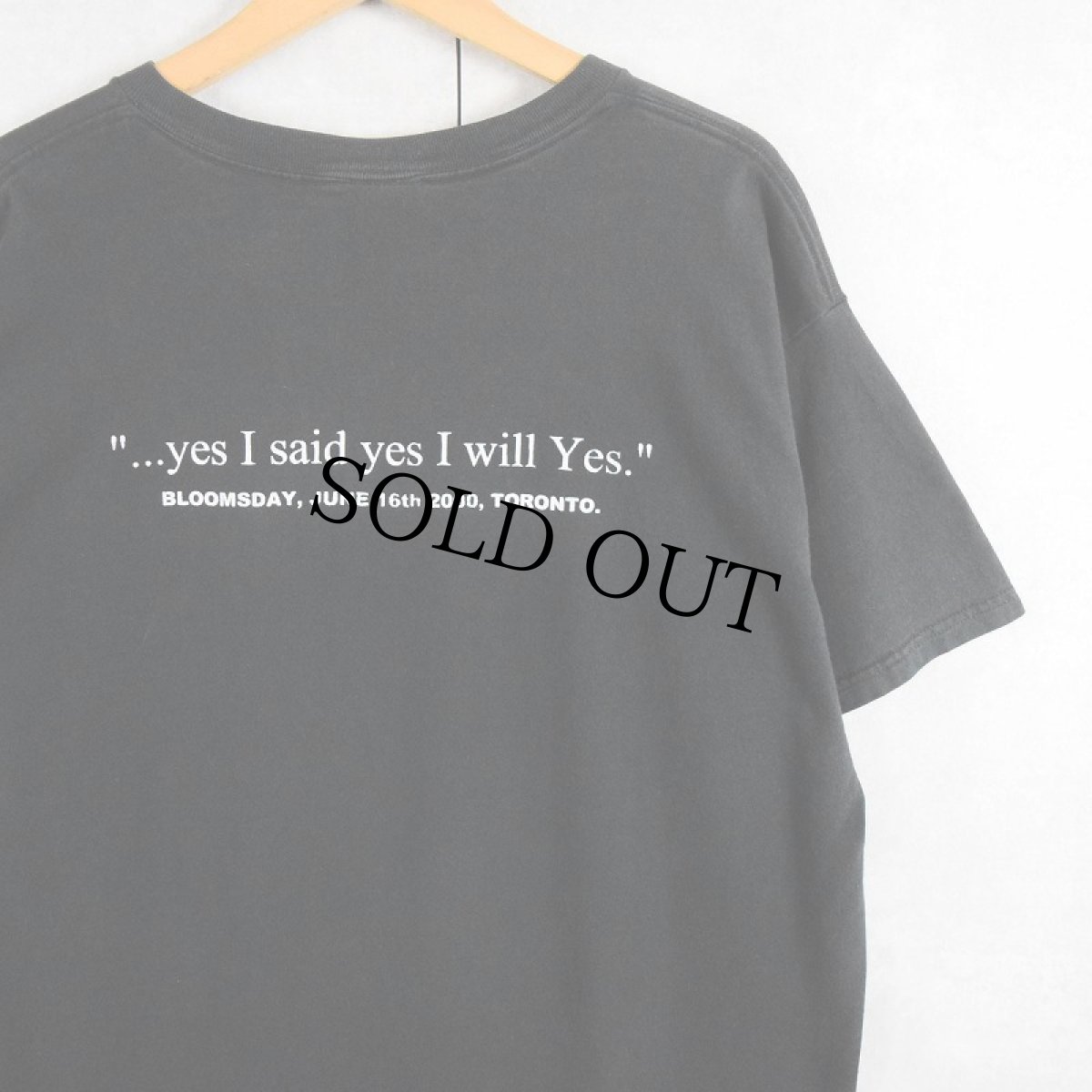 画像2: 2000's Anna Livia Productions "ReJoyce!" プリントTシャツ BLACK XL (2)