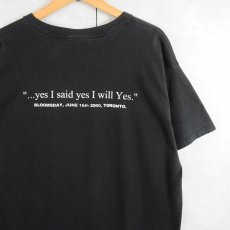 画像2: 2000's Anna Livia Productions "ReJoyce!" プリントTシャツ BLACK XL (2)