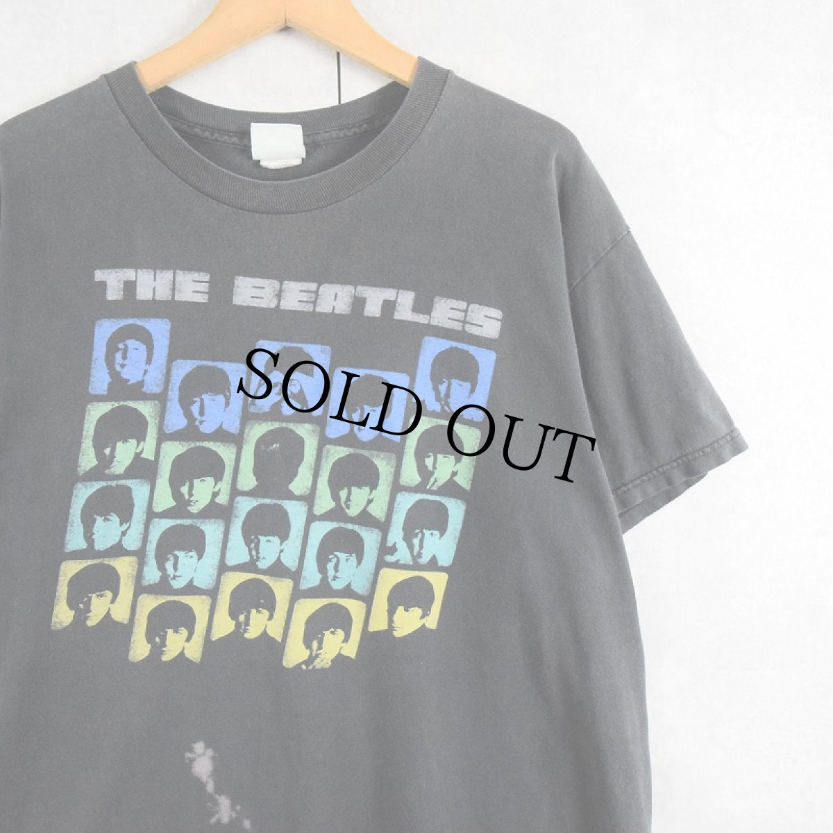 画像1: 2000's THE BEATLES ロックバンド プリントTシャツ BLACK L (1)
