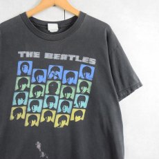 画像1: 2000's THE BEATLES ロックバンド プリントTシャツ BLACK L (1)