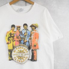 画像1: 90's THE BEATLES "Sgt Pepper's Lonely Hearts Club Band" ロックバンドプリントTシャツ L (1)