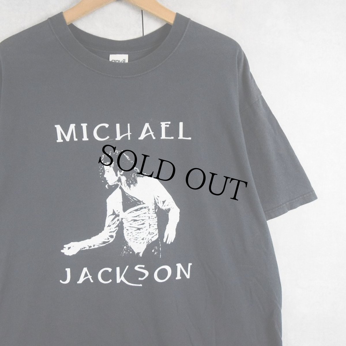 画像1: Michael Jackson ミュージシャンTシャツ XL (1)