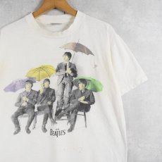 画像1: 90's THE BEATLES USA製 ロックバンド プリントTシャツ L (1)