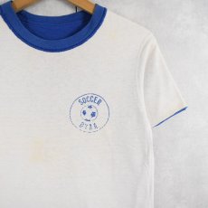 画像2: 70〜80's "SOCCER D.Y.A.A." ダブルフェイス リバーシブルTシャツ  (2)