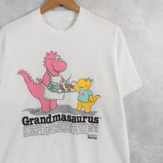 画像1: 〜90's Saurus "Grandmasaurus" 恐竜プリントTシャツ (1)