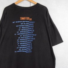 画像2: 2000's Jackson Browne USA製 "SUMMER TOUR" シンガーソングライターツアーTシャツ BLACK XXL (2)