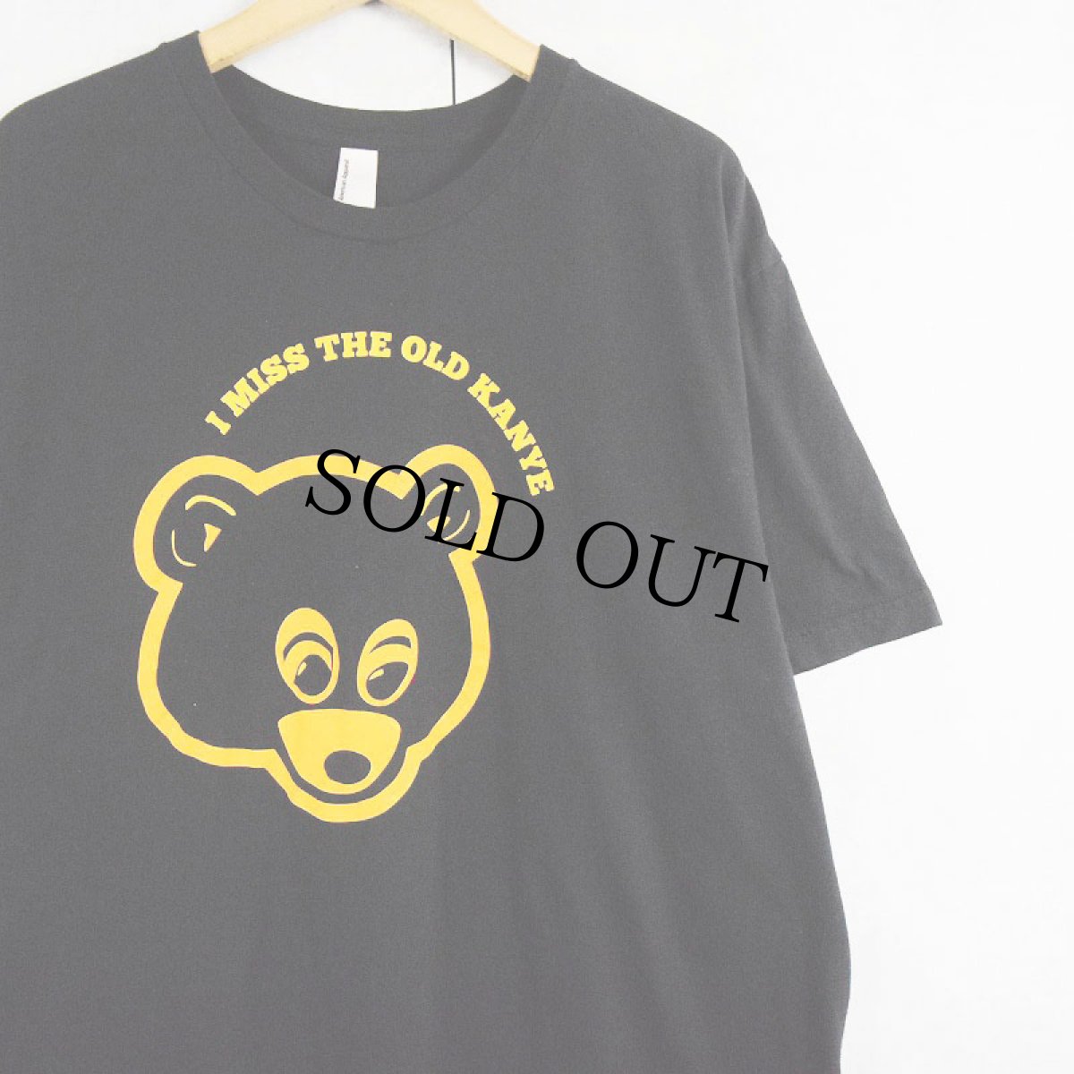 画像1: Kanye West "I MISS THE OLD KANYE" ヒップホップTシャツ BLACK XL (1)