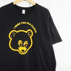 画像1: Kanye West "I MISS THE OLD KANYE" ヒップホップTシャツ BLACK XL (1)