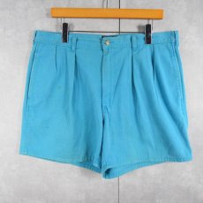 画像1: 90's POLO Ralph Lauren USA製 2タック コットンチノショーツ W36 (1)