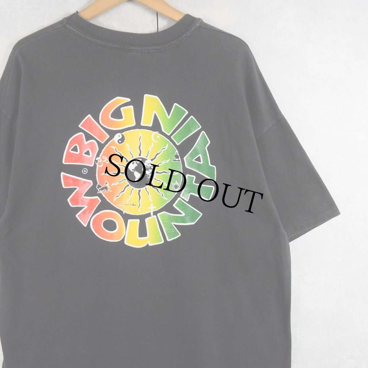 画像2: 90's Quino USA製 レゲエミュージシャンTシャツ BLACK XL (2)