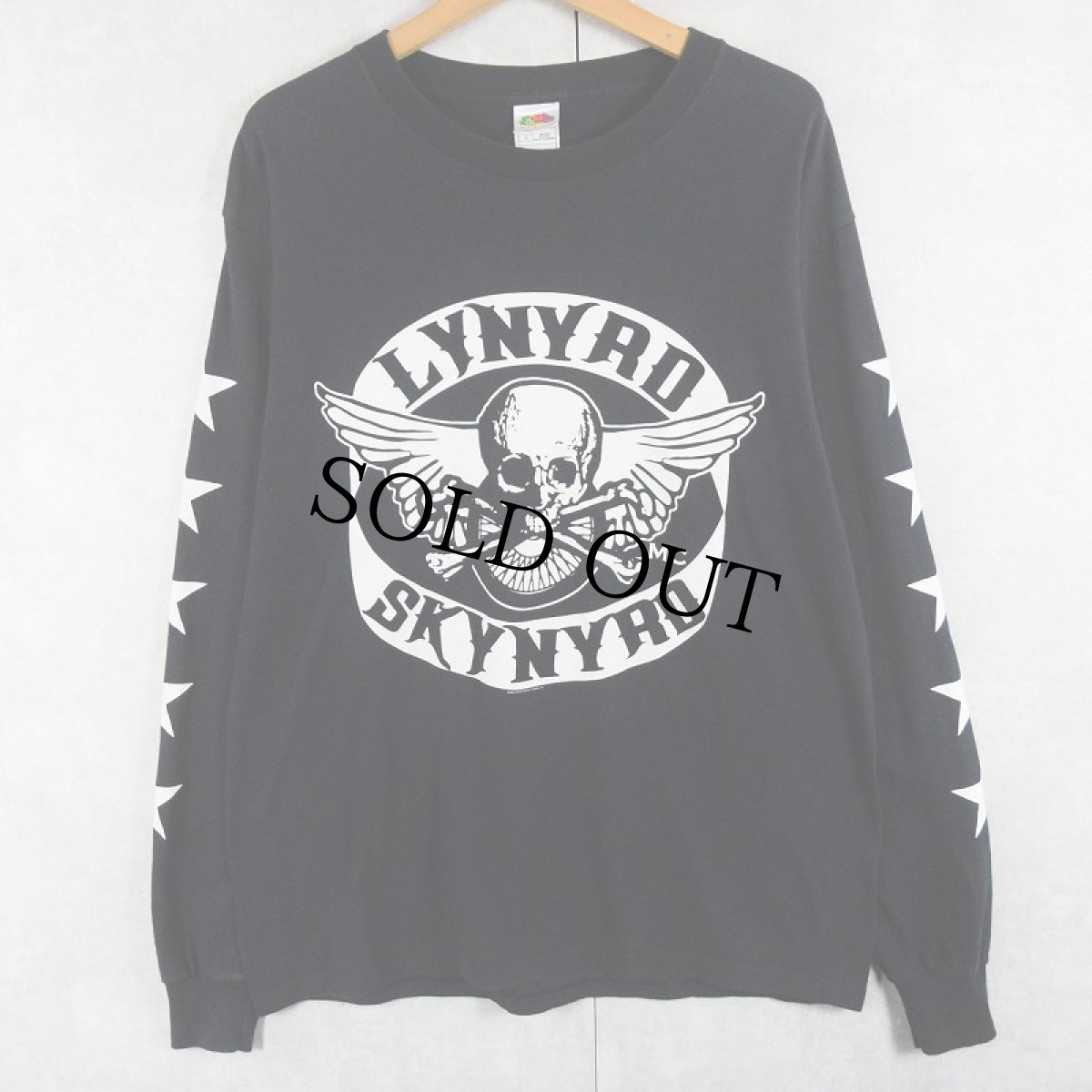 画像1: 2000's LYNYRD SKYNYRD サザンロックバンドロンT BLACK L (1)