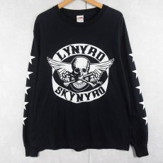 画像1: 2000's LYNYRD SKYNYRD サザンロックバンドロンT BLACK L (1)