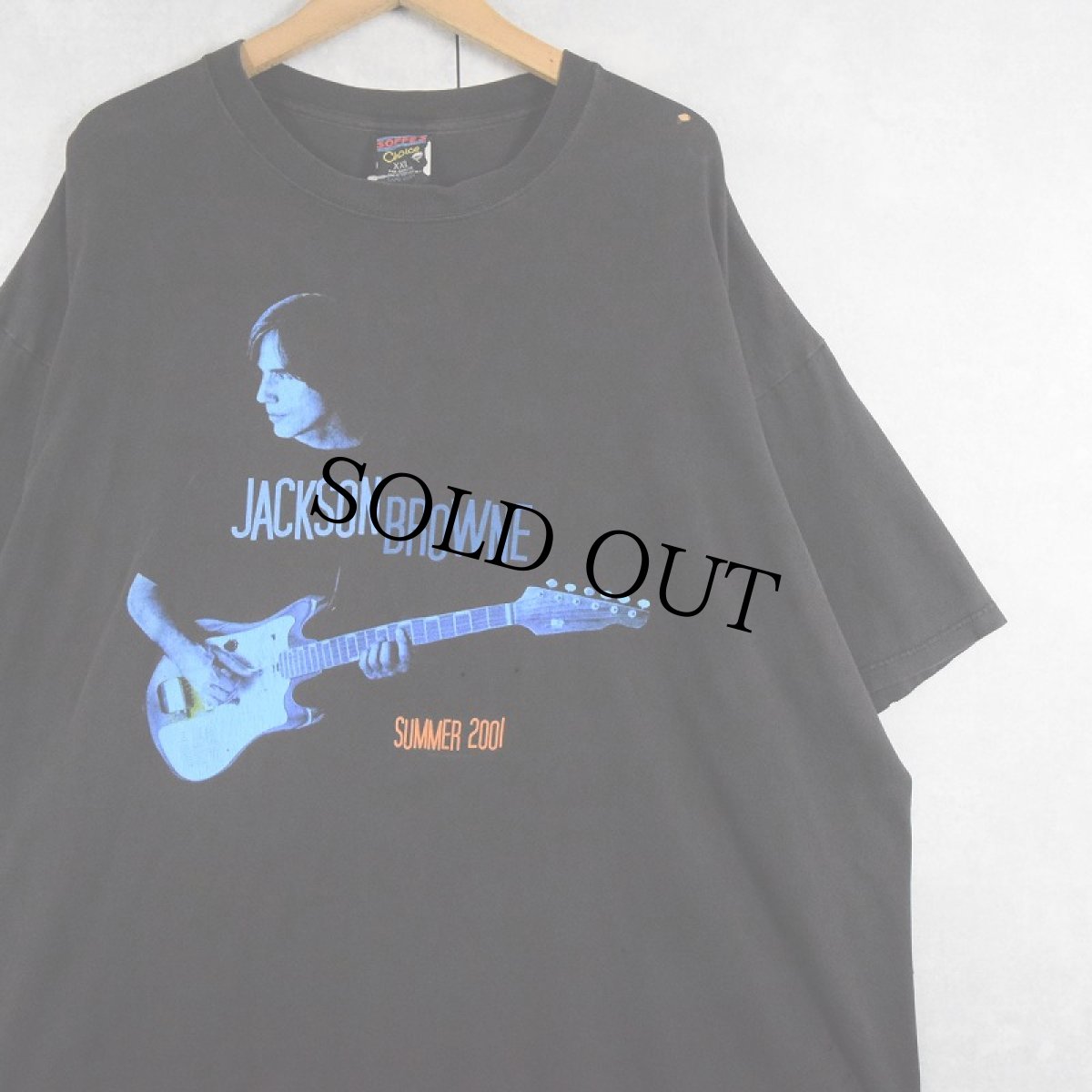 画像1: 2000's Jackson Browne USA製 "SUMMER TOUR" シンガーソングライターツアーTシャツ BLACK XXL (1)
