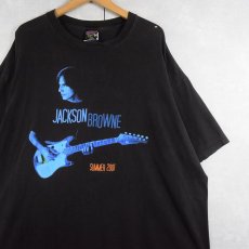 画像1: 2000's Jackson Browne USA製 "SUMMER TOUR" シンガーソングライターツアーTシャツ BLACK XXL (1)