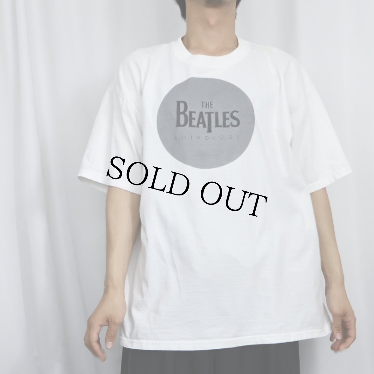 画像2: THE BEATLES "ANTHOLOGY" ラメプリント ロックバンドTシャツ XL (2)