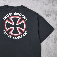 画像1: INDEPENDENT ロゴプリントTシャツ BLACK (1)