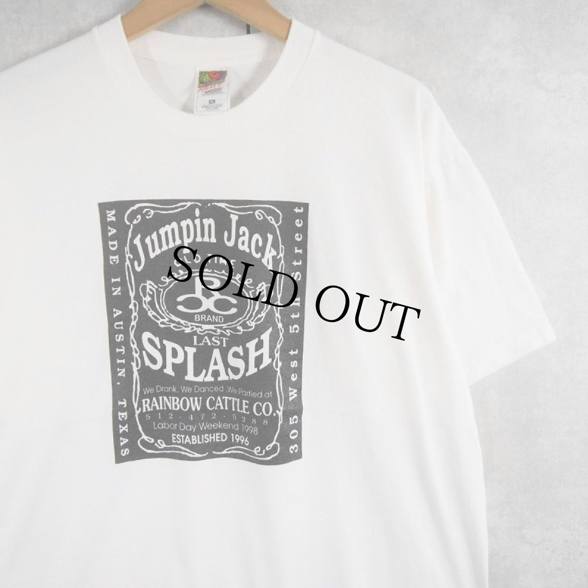 画像1: 2000's Jumpin Jack パロディプリントTシャツ XL (1)
