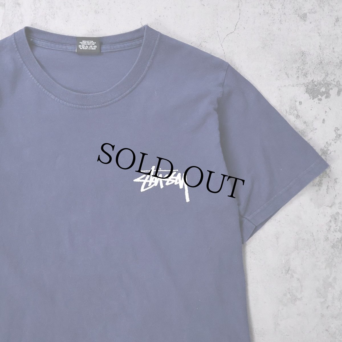 画像2: STUSSY "DESIGN GROUP 21" プリントTシャツ NAVY S (2)