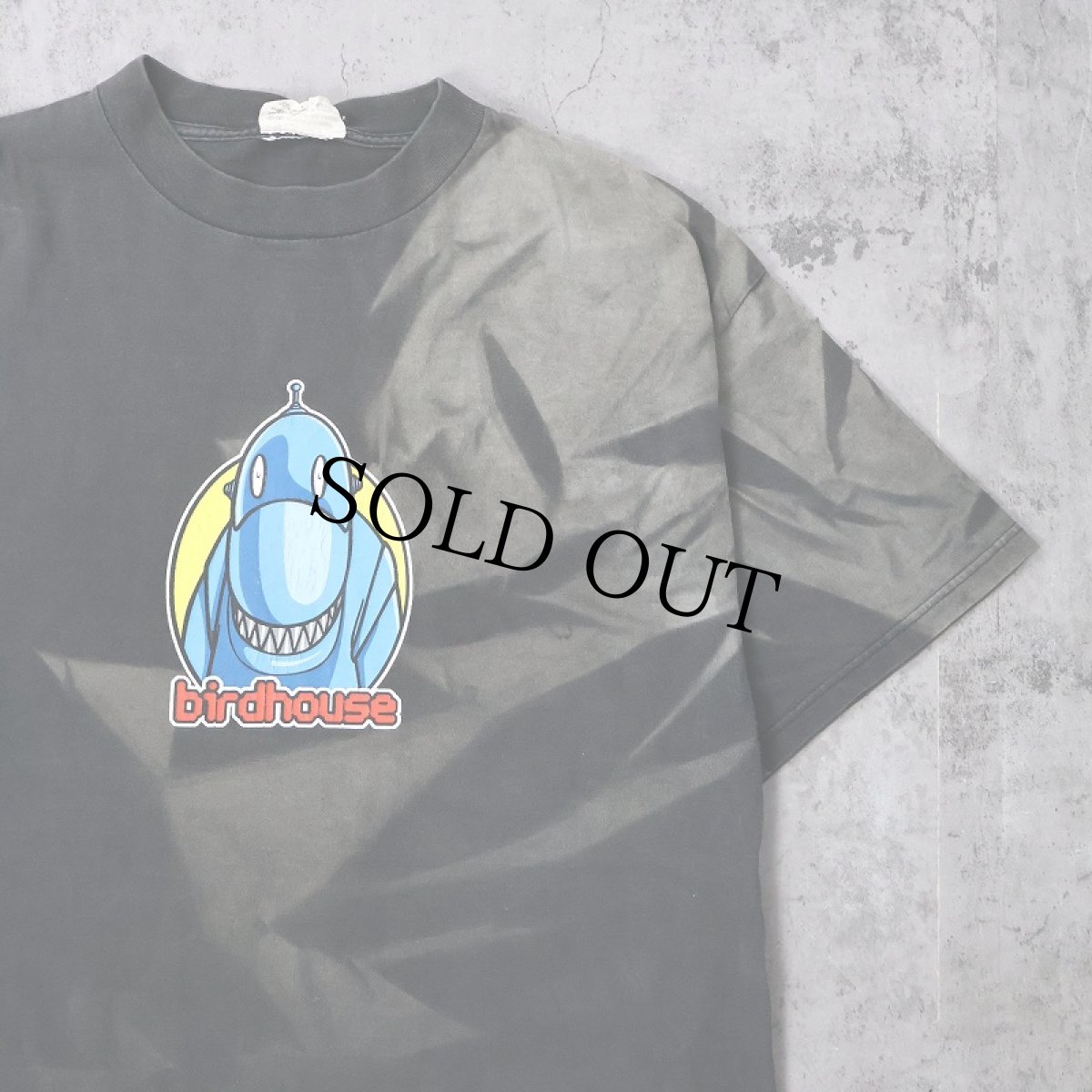 画像1: birdhouse skateboards ロゴプリントTシャツ BLACK XL (1)