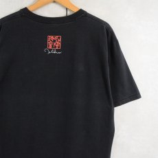 画像2: JOHN LENNON ミュージシャンアートTシャツ BLACK (2)