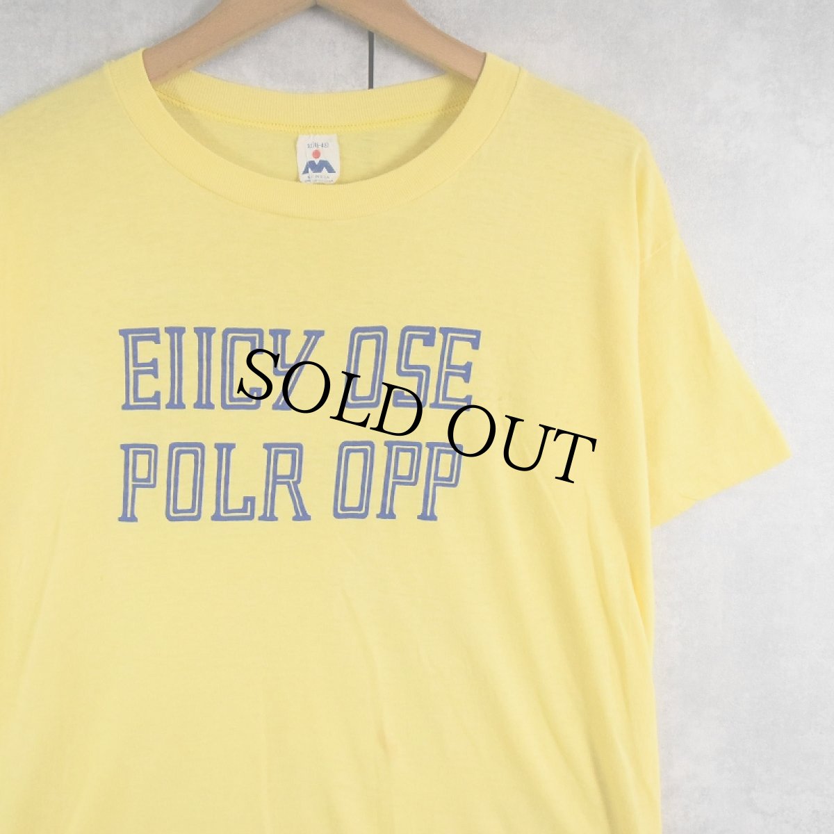 画像1: 80's FUCK OFF USA製 ギミックプリントTシャツ XL (1)
