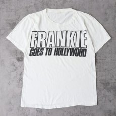 画像1: 80's Frankie Goes to Hollywood ニュー・ウェイヴバンドプリントTシャツ M (1)