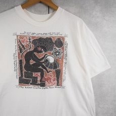 画像1: 90's The Maui Crafts Guild USA製 イラストプリントTシャツ XL (1)