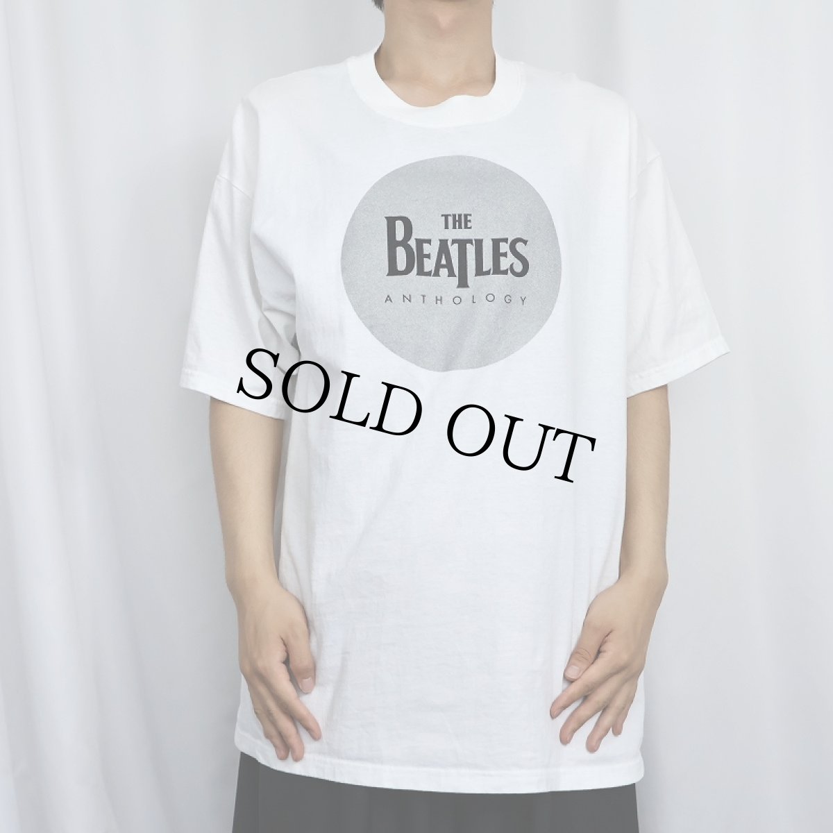 画像2: THE BEATLES "ANTHOLOGY" ラメプリント ロックバンドTシャツ XL (2)